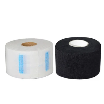 

Traditional Towel Wood Pulp Material Stretchy 5 Roll Of Barber Neck Strip Disposable Neck Paper For Barber Salon Hairdressing