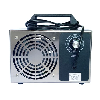 

24g/h Ozone Generator Machine Air Water Sterilizer Purifier Clean with 60 minutes Timer for Fruits vegetables meat Food
