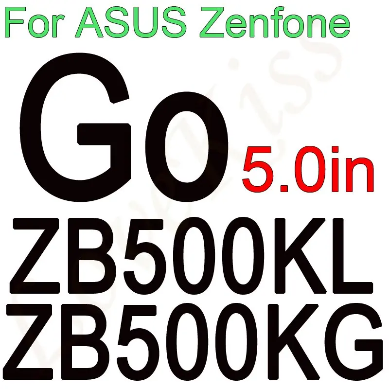 Закаленное стекло 9H для ASUS Zenfone 4 Max ZC554KL 3 Max ZC520TL Go ZB500KL 3 2 Laser ZE500KL Selfie ZD551KL Защитная пленка для экрана - Цвет: ZB500KL