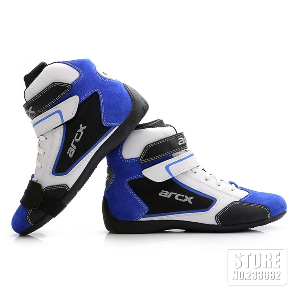 ARCX-Botas de Moto transpirables para hombre, botines de Motocross, color  azul, para las cuatro estaciones - AliExpress