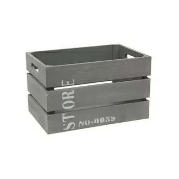 

Wooden box "Store" black color (Measures: 35*23*21 cm)