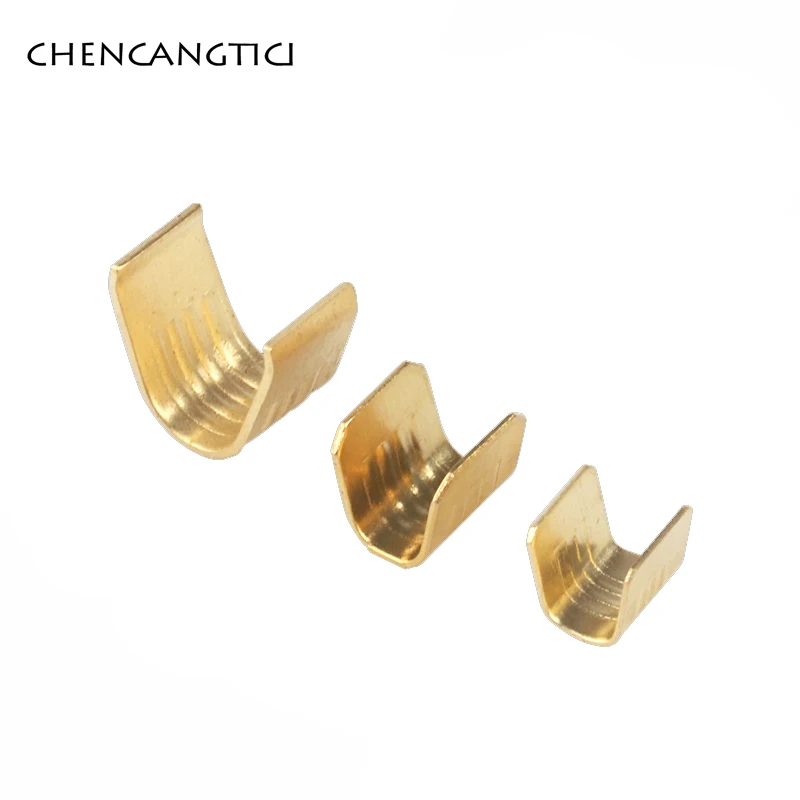 0.2-10 mm2 U-Shaped Crimping Terminal H62 Brass Wire Buckle Poly Wire Nose Connector 454TS 454A 454B 454C 454D 100 pcs lot terminal connector