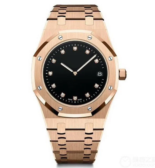 

2020 Luxury Brand New Men Watch Stainless Steel Rose Gold Automatic Mechanical Daimond Blue Black Sapphire Royal 2 Hands Oaks