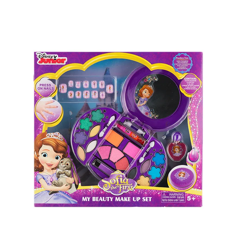 Игрушки для макияжа Disney детский косметический набор коробка девочек принцесс