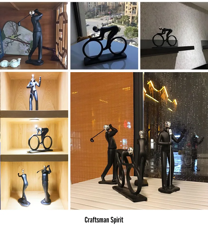 Creative Home Living Room Sports Scene Figure Toys Model Cabinet Decor Nordic Modern Art Home Accessories Great Gift Creative Home Living Room Sports Scene Figure Toys Model Cabinet Decor Nordic Modern Art Home Accessories Great Gift