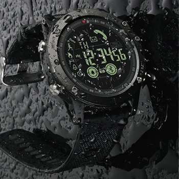 

New Quartz Wristwatch For Bluetooth 4.0 IP67 Waterproof Durability Smartwatch Fitness Monitor With Passometer Alarm Clock
