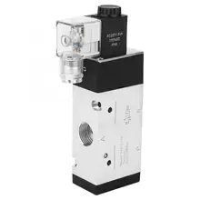 1 шт. электромагнитный клапан Алюминий сплав 2-х позиционный Выключатель 3-сторонний выход фитинги для воздуха G1/2in AC220V 3V410-15