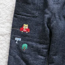 Новые стильные зимние хлопковые двухслойные толстые брюки с хлопковой подкладкой для геев, Скручивающиеся японские корейские брюки для девочек