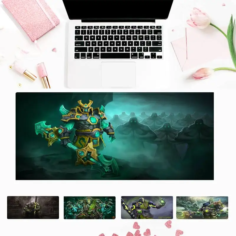 Красивый игровой коврик для мыши dota2 Earth Spirit ПК геймерский аниме нескользящий