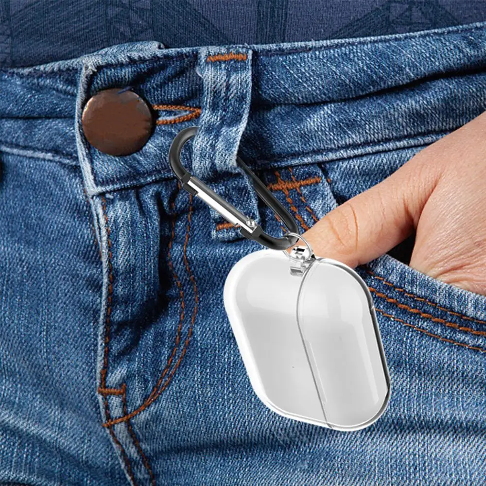 Противоударный чехол для AirPods Pro с брелком для ключей, защитный чехол для наушников AirPods 3, прозрачные чехлы, аксессуары