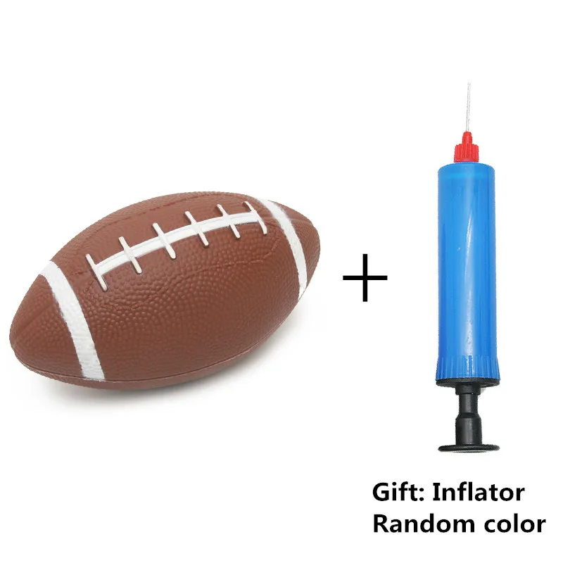 Rugby 1pcs Игрушки для детей, детские баскетбольные, футбольные, регби, надувные игрушки для детского сада, спортивные тренировочные игрушки - Цвет: Rugby 1pcs