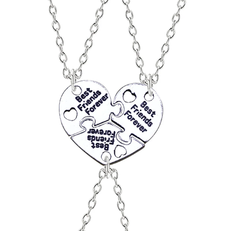 Best Friend Necklace Bff Three 