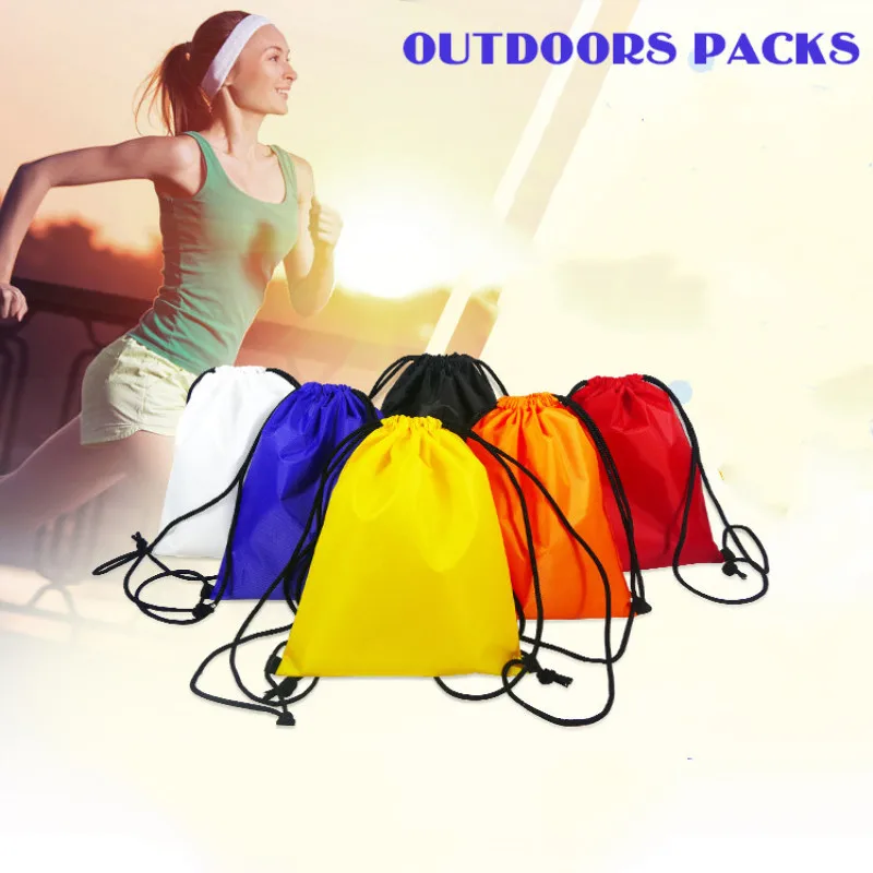 Toiletry-Bag Drawstring-Bags Waterproof Package Shoe-Pocket-Storage Draw-Pocket Polyester