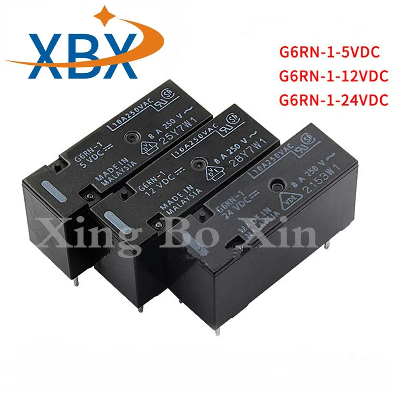 100% новое оригинальное реле G6RN-1 5VDC G6RN-1-12VDC G6RN-1-24VDC DC5V 12В 24В 8а 250В 8pin | Обустройство