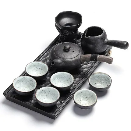 15 Style Creative Stoneware Tea set Japanese style Dry Foaming Table Complete set of Ceramic Kung Fu Tea set Pot tea Household Cup - Цвет: 15 Style