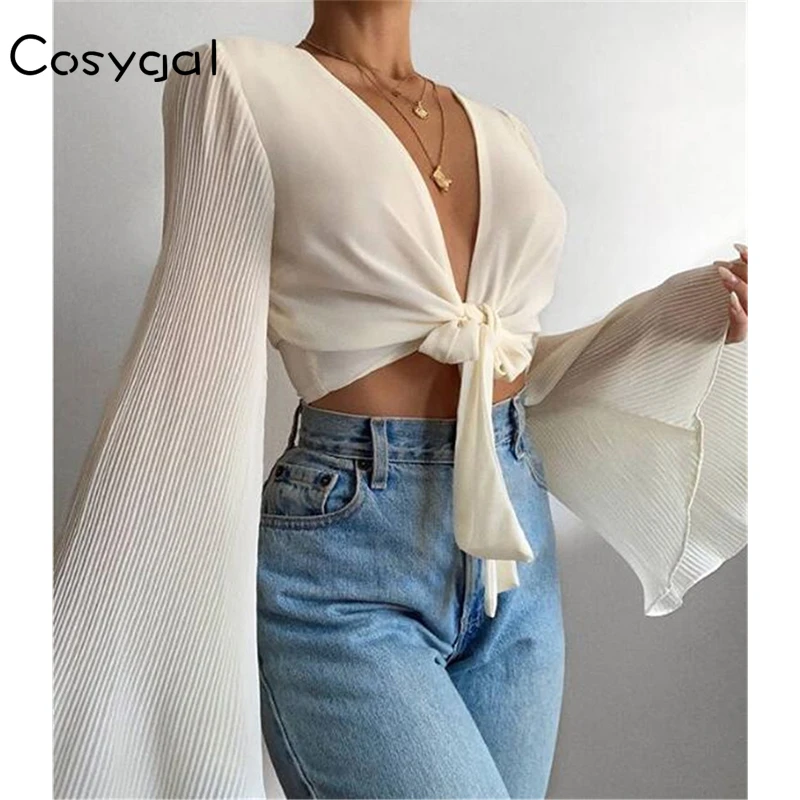 white elegant crop top