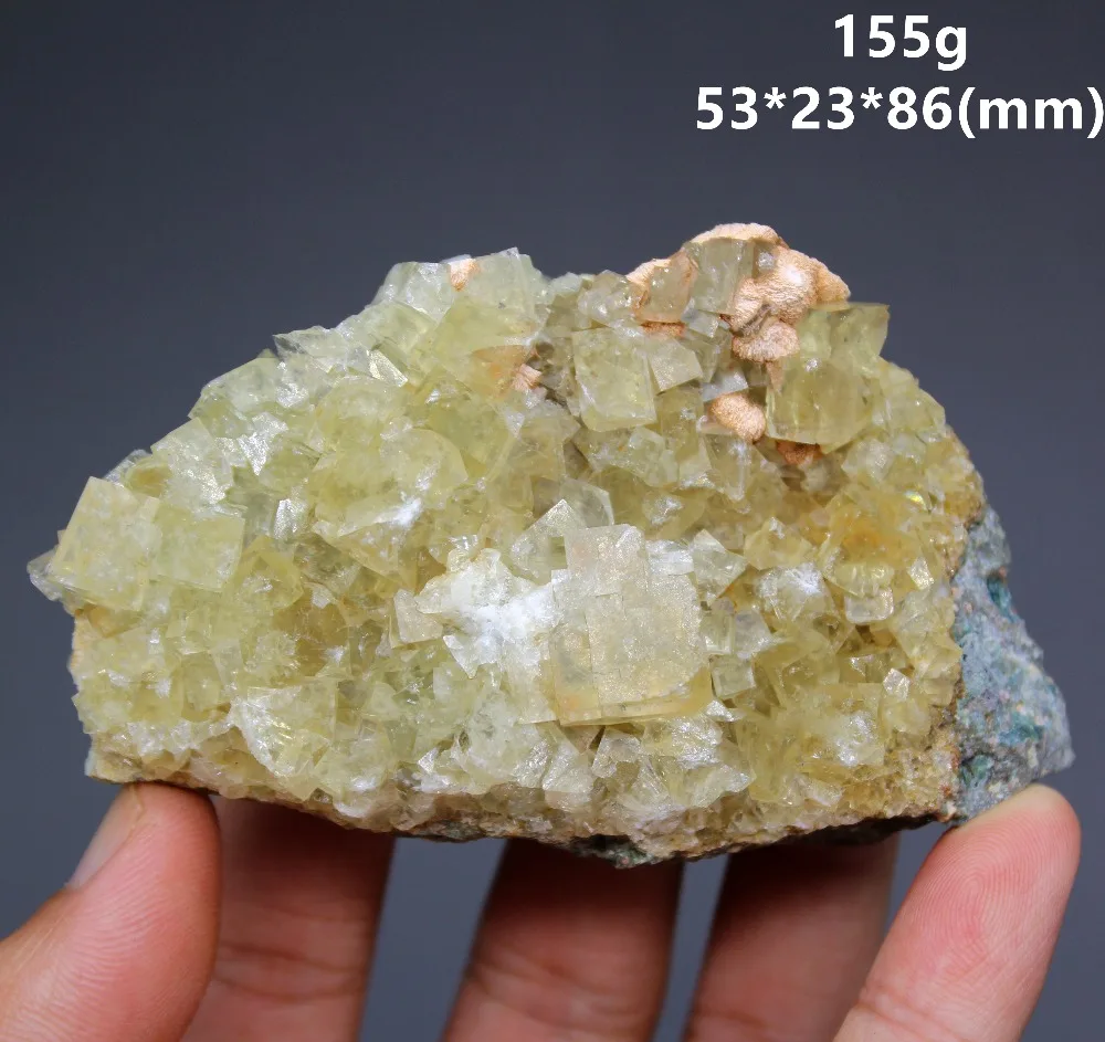 Rare! 100% Natural big yellow fluorite Cluster mineral specimens Stones and crystals Healing crystal