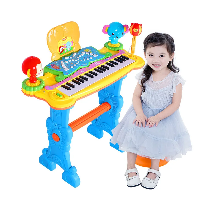 

Auby CHILDREN'S Electronic Keyboard Music Baby Toy Small Piano 3-6-Year-Old Beginner Musical Instrument-Electronic Organ