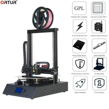 Ortur 3d принтер полностью металлический каркас Модернизированный промышленный Высокоточный Impresora 3d умный детектор высокая точность 3D Drucker