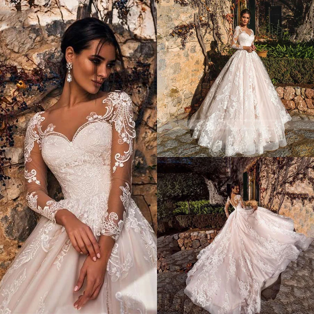 Heart neck wedding dresses Clearance