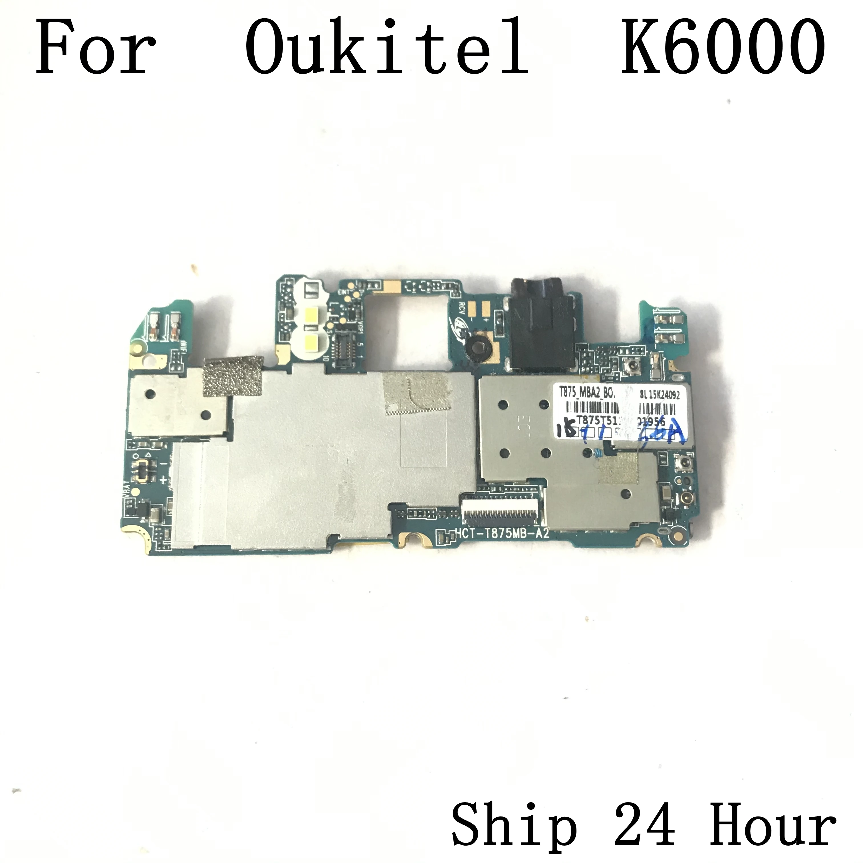 Б/у материнская плата 2G ram+ 16G rom материнская плата для OUKITEL K6000 MTK6735 64 бит четырехъядерный 5,5 дюймов 1280x720