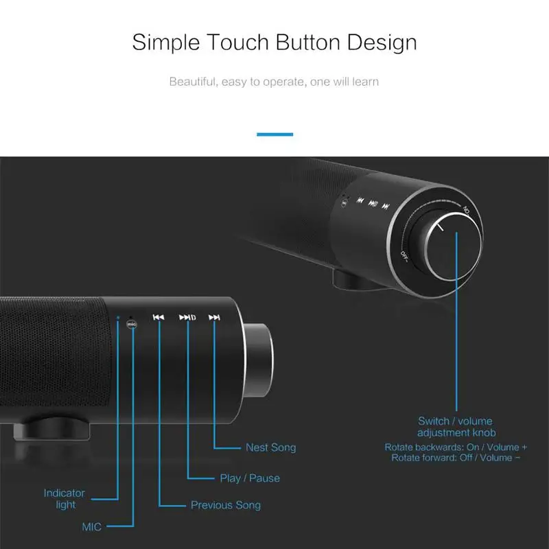 Беспроводная ТВ bluetooth-колонка спикер стильная ткань звуковая панель Поддержка Bluetooth воспроизведение оптический SPDIF AUX для Xiaomi tv