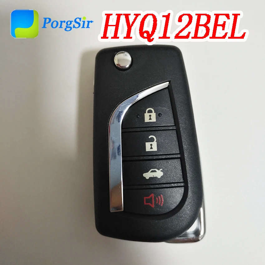 4 кнопки 315 МГц Filp пульт дистанционного управления для Toyota Corolla Camry 2014 ~ 2017 с H чипом