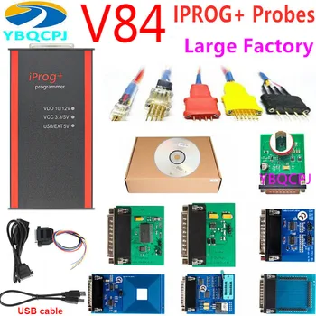 

Newest V84 iPROG+Pro Iprog Programmer Supports IMMO/Mileage Correction/Airbag Reset Replace Carprog/Digiprog/Tango wih 5 probes