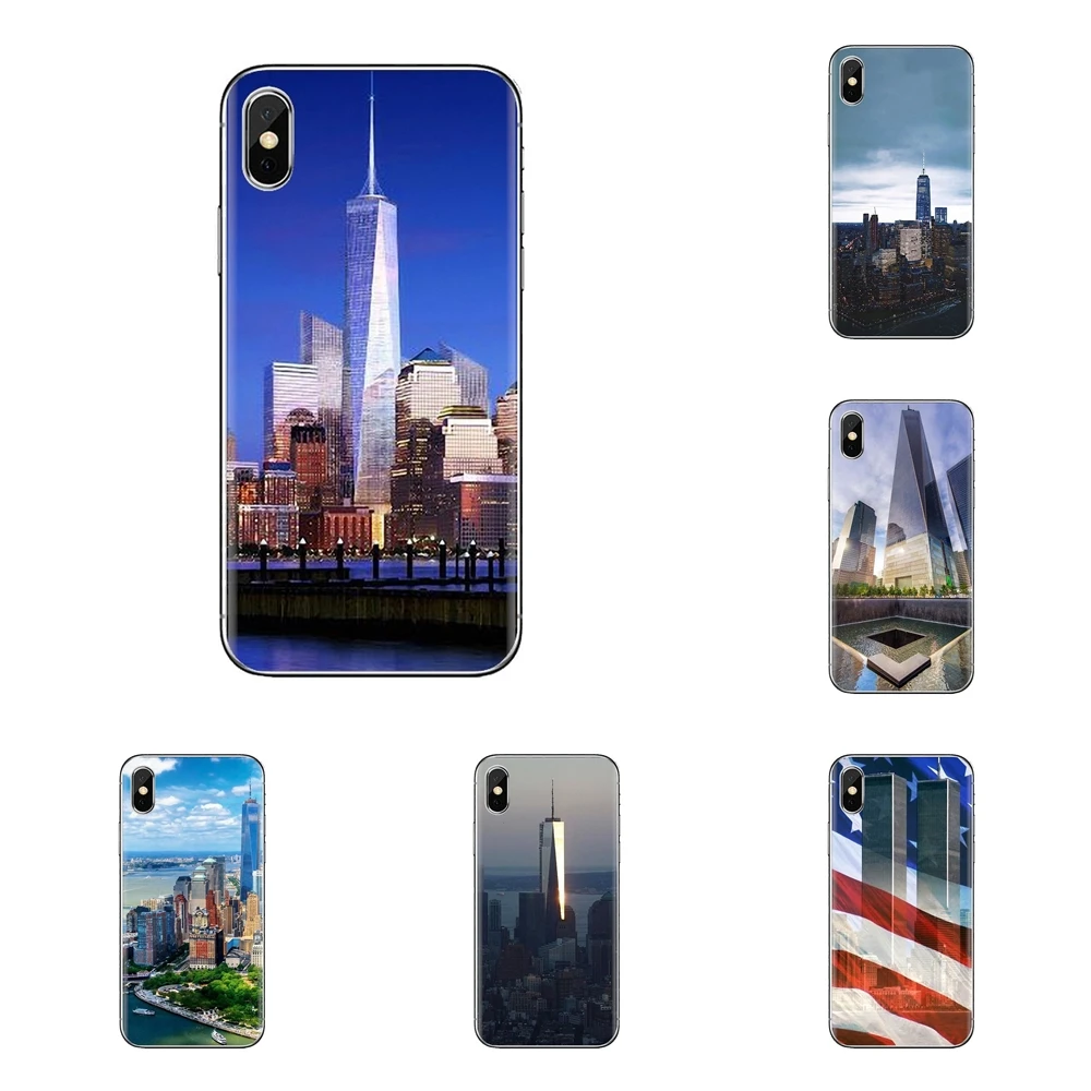 Для iPod Touch Apple iPhone 4 4s 5 5S SE 5C 6 6S 7 8 X XR XS Plus MAX мягкий прозрачный чехол One World Trade Freedom Tower |
