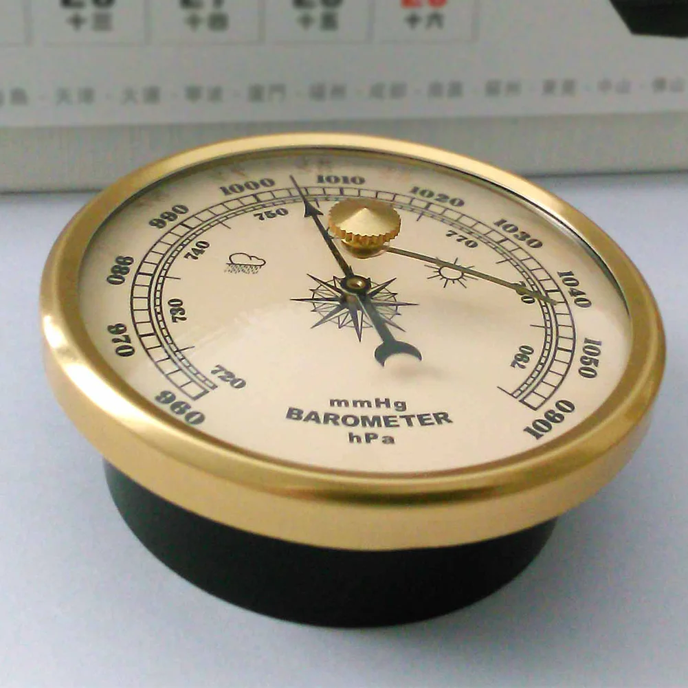 70mm Atmospheric Home Barometer Predict Weather Accurately Wall Hanging  Weather Forecasting Instrument Lightweight 