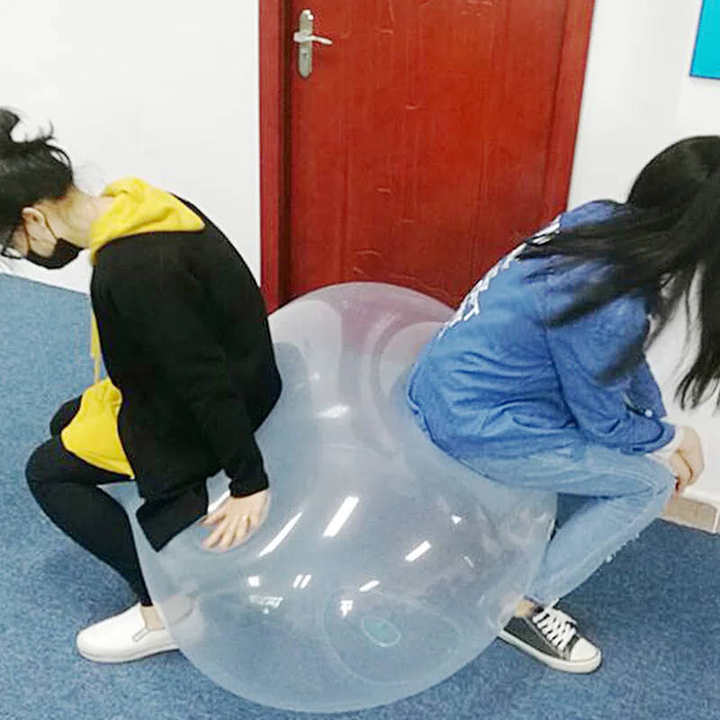 Негабаритный открытый Забавный надувной шарик игрушка TPR прозрачный открытый пляжный шар надувной водный шар для детей и взрослых