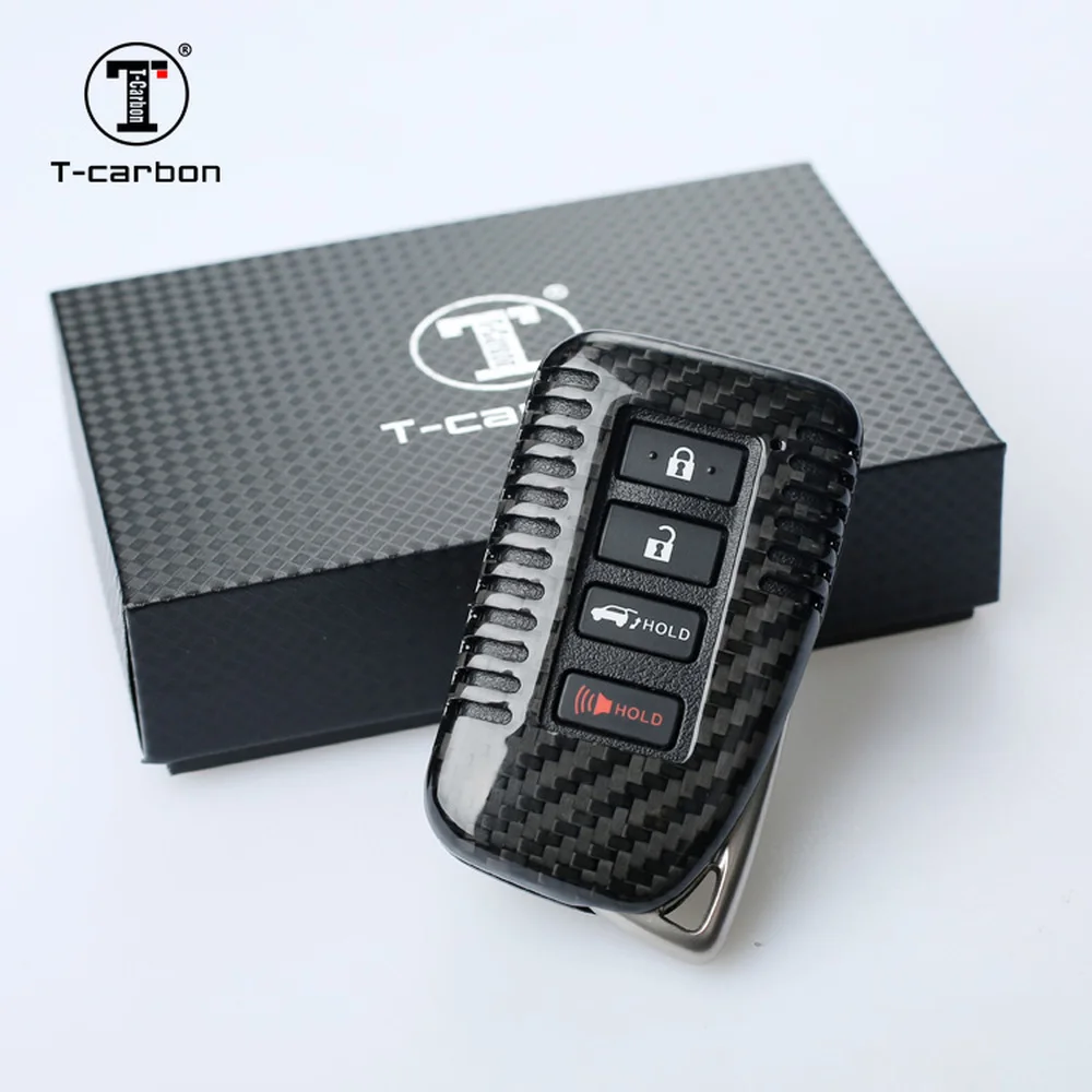 T-carbon,, чехол для ключей из углеродного волокна для LEXUS RX270 NX200 CT IS ES GS RX GX, 2, 3 кнопки, умный ключ