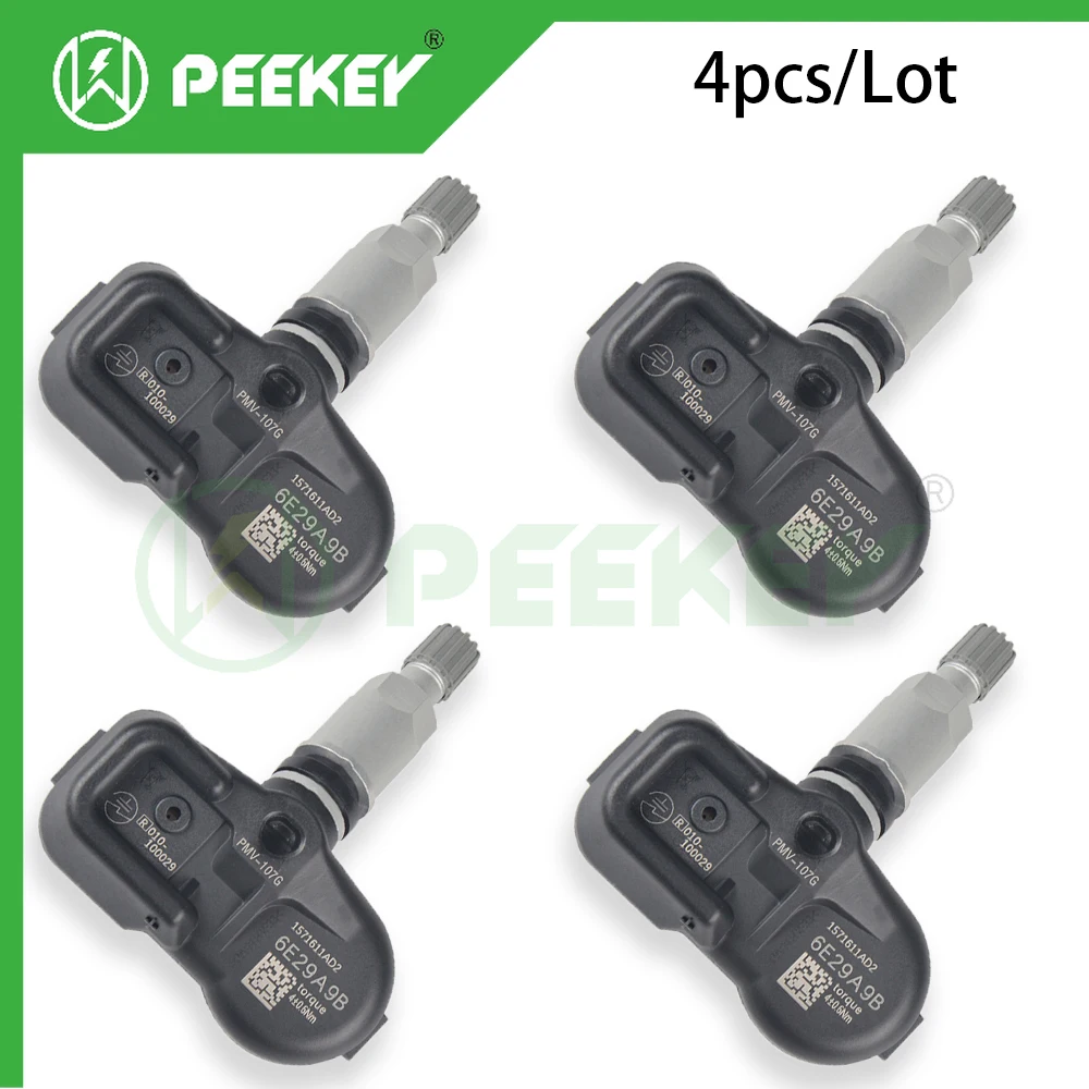 4pcs Tire Pressure Measuring System Tpms Sensor For 20072012 Acura Rdx