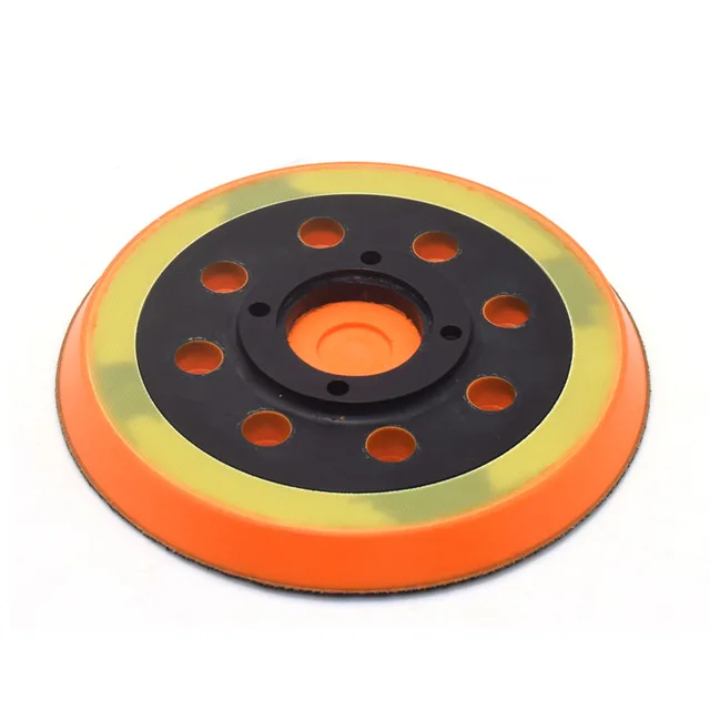1pc RYOBI RSE-1250, 5 дюймов, 125 мм, 8 отверстий, задняя шлифовальная площадка, 4 гвозди крючки и петли шасси для электрических электроинструментов, аксессуары, запчасти - Color: 1pc