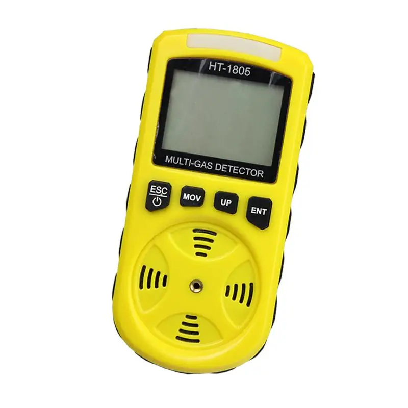Новый HT 1805 детектор газа 4 в 1 светильник H2s/CO/O2/LEL утечки токсичного и вредных газов