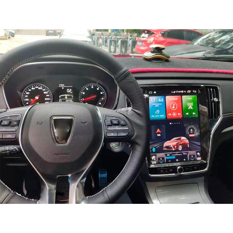 Perfect RX5 Android 8.1 4+64G tesla 12.1 inch IPS Screen handsfree radio multimedia car for 2016-2018 MG/Roewe RX5 1