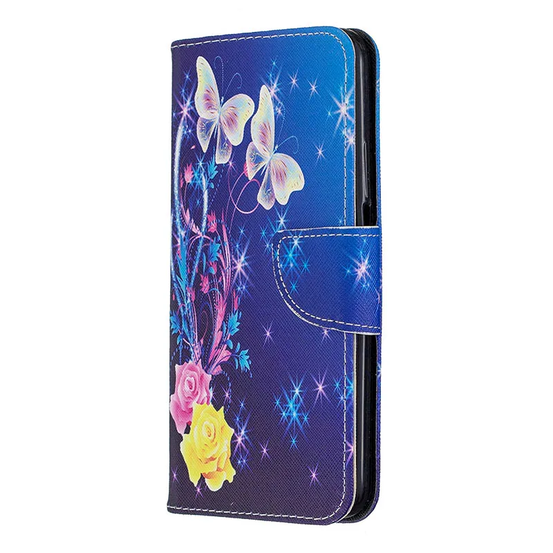 Yellow Butterfly Роскошный цветочный кошелек panda чехол для samsung Galaxy Note 9 S8 плюс A7 A750F A10E A70 A50 A40 A30 A20e A20 A10 E Стенд кожаный чехол - Цвет: Yellow Butterfly