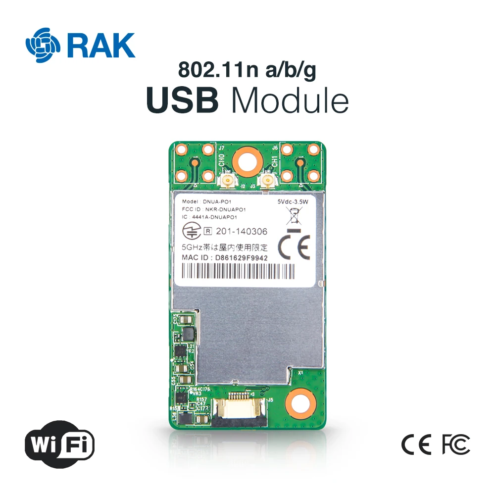 

WiFi Module DUNA-PO1 802.11n a/b/g USB Module