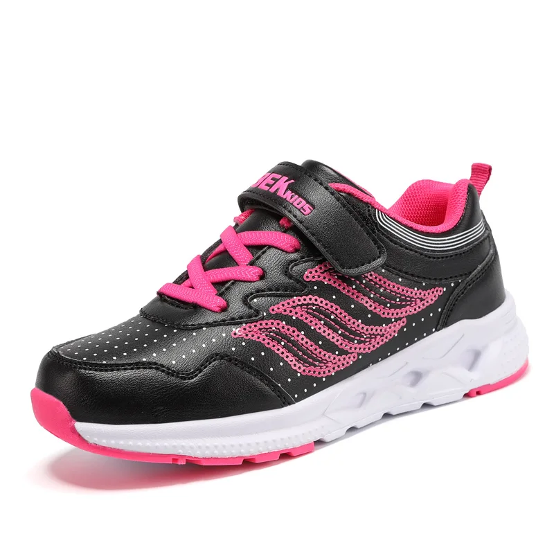 BENZELOR/Коллекция года; сезон весна-осень; детская обувь с блестками; детские кроссовки для девочек; Повседневная легкая дышащая Спортивная обувь для милой принцессы
