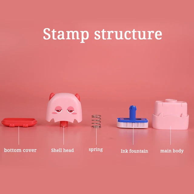 DIY Customized Name Stamp Waterproof Toy Baby Student Clothes Chapter Wash not Faded Children's Seal Customized Stamp Gifts 5
