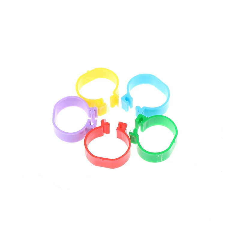 20 unids/lote diámetro interior 2,0 Cm gallina anillo pata de pichón banda aves paloma aves codorniz ganso polluelos pato Clip de loro anillos