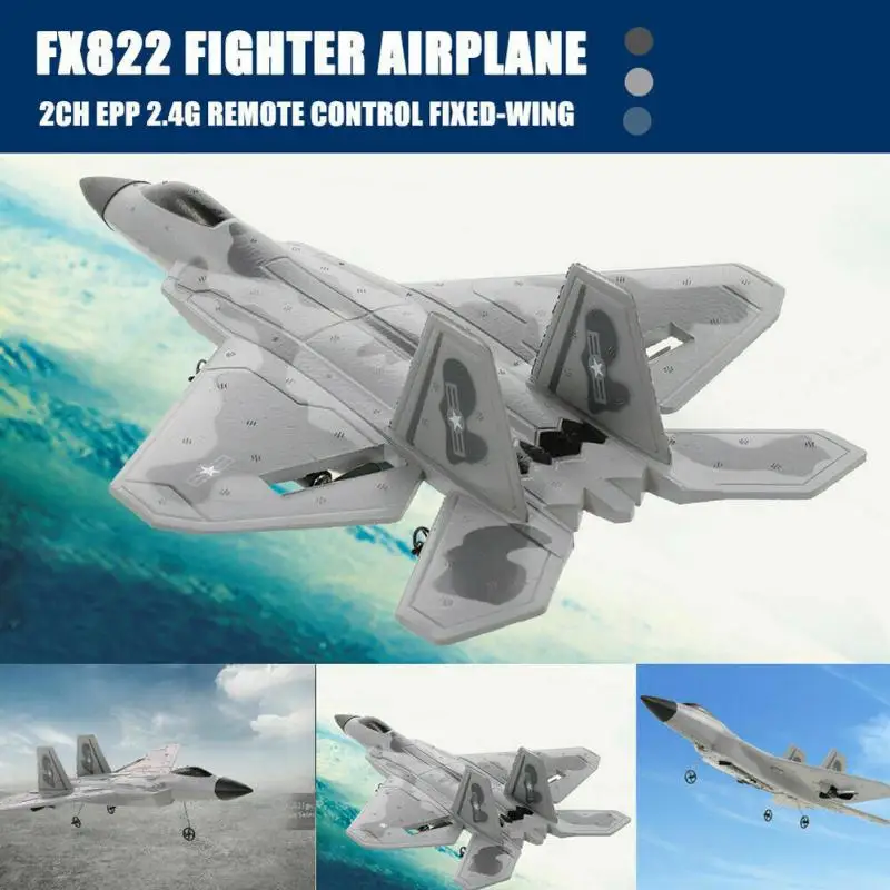 FX-822 F22 2,4 GHz EPP RC Самолет RTF с батарейным пультом дистанционного управления RC Квадрокоптер модель самолета