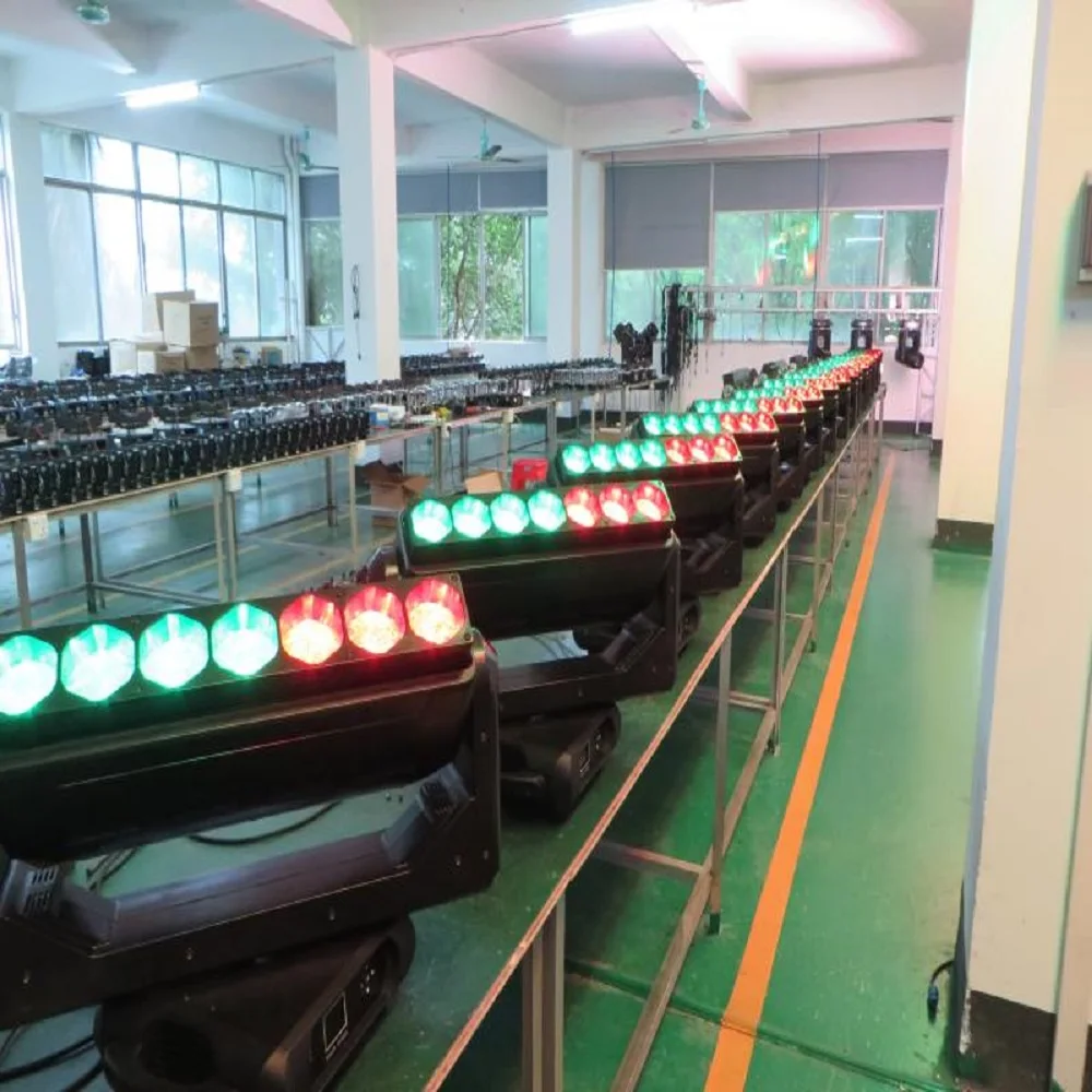 7*40 Вт лампы размытого света led диско прожектор с зумом для сцены движущаяся головка pro RGBW DMX управление led профессиональная движущаяся головка zoom wash effect mowin