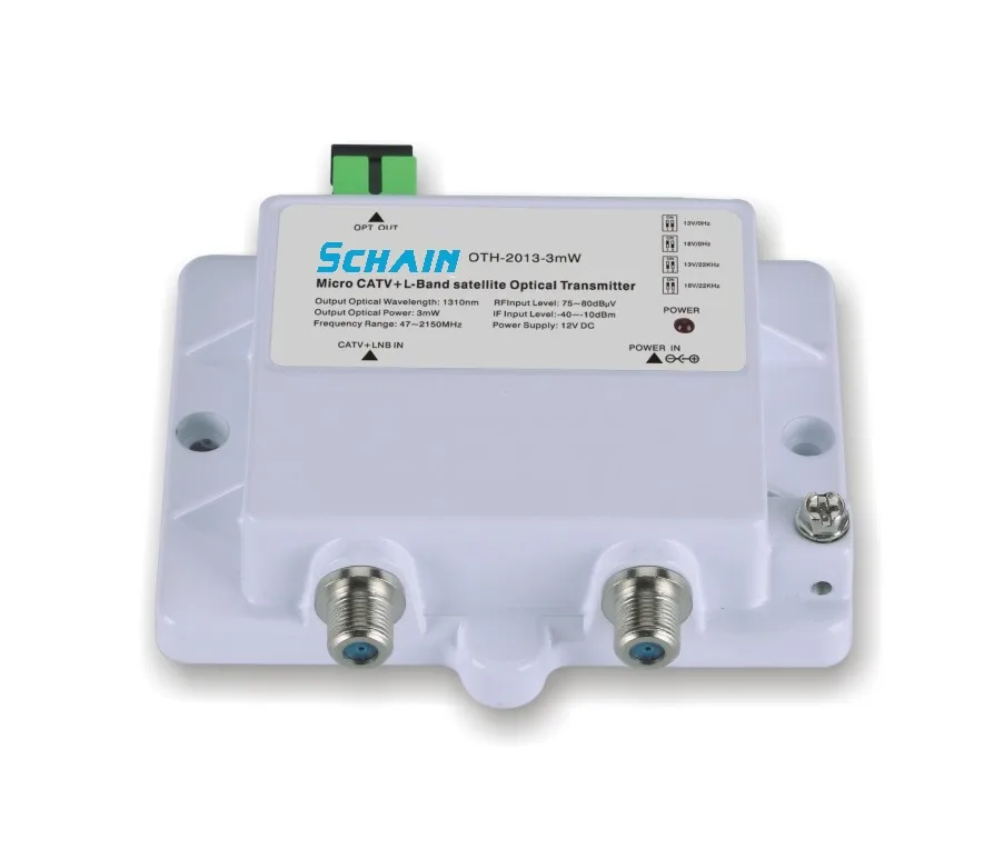 FTTH CATV STA IF Micro Optical Transmitter OTH 2013 3mW 47 2150MHz 1310 1550nm single mode 1