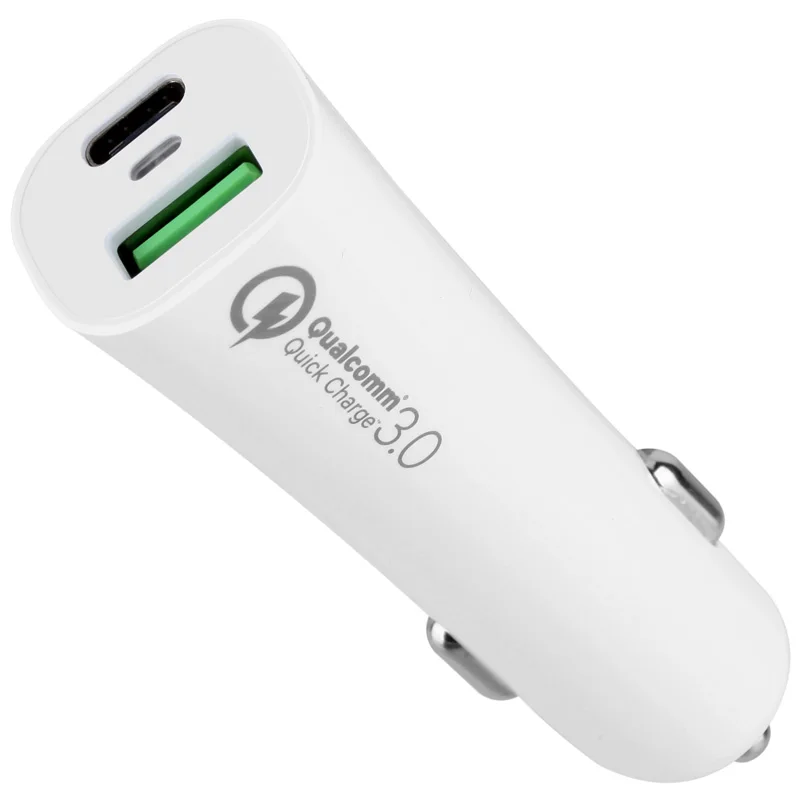 Car charger Momax UC8 замечательный PD Быстрая зарядка автомобиля(QC3.0 45 Вт) 45 Вт Мощность QC3.0 Быстрая зарядка высокий уровень внешнего вида модный внешний вид - Тип штекера: Car charger