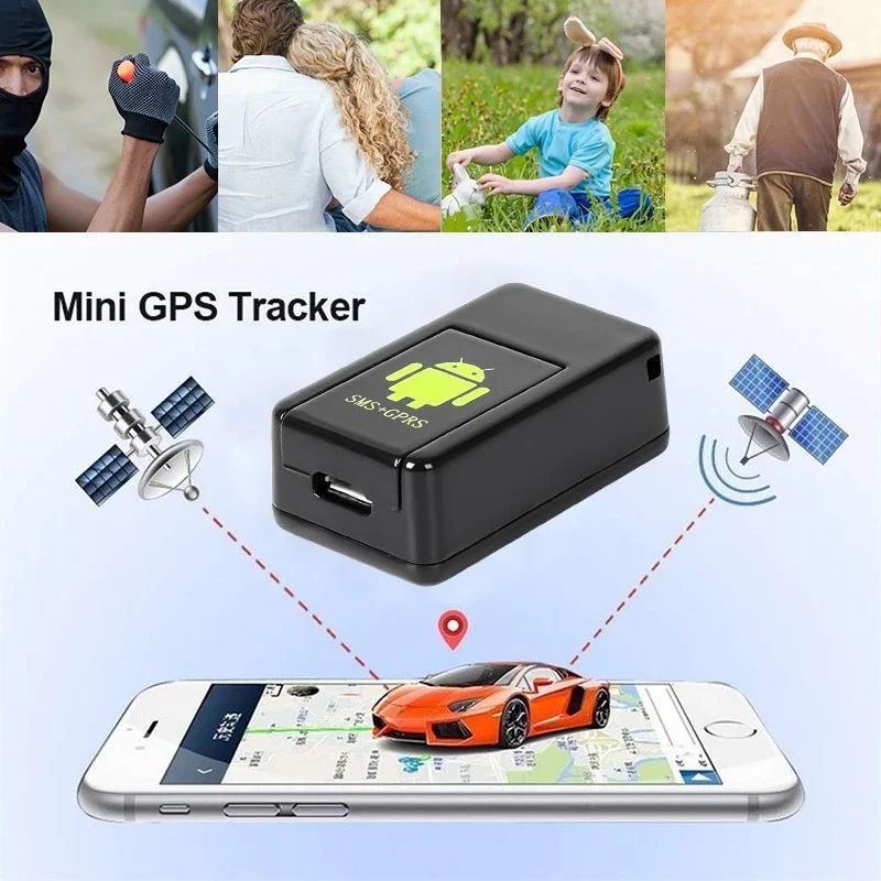 KAJARN gps трекеры дети GF08 универсальная камера активированный Мини Удаленный локатор голосовой Antilost в режиме реального времени GSM/GPRS прослушивания