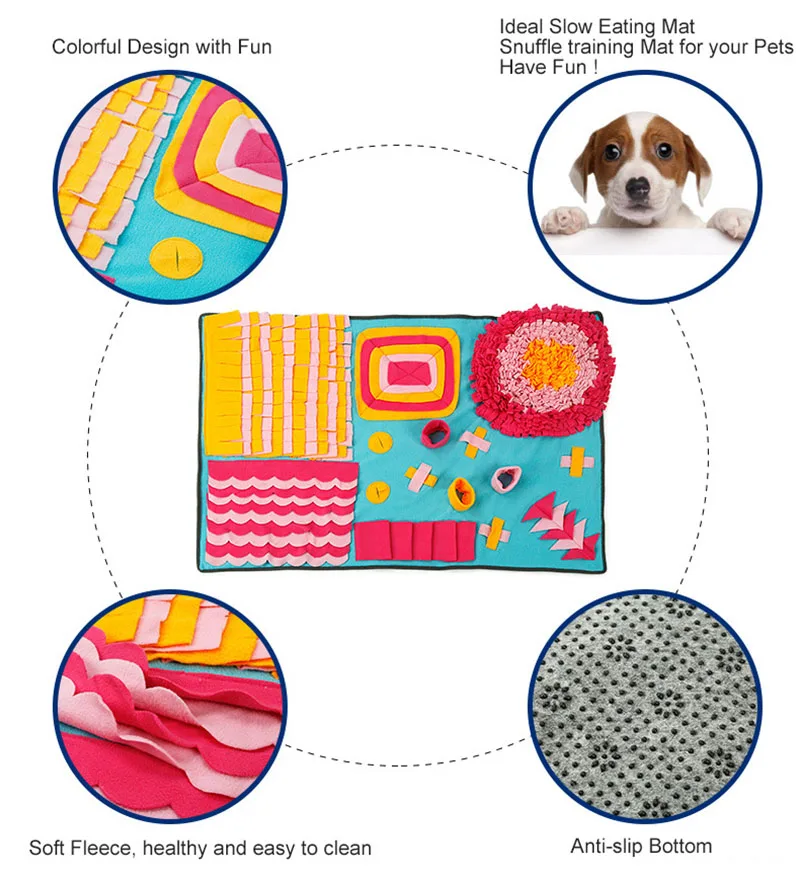 Dog-Puzzle-Toys-Interactive-Pet-Food-Dispenser-Toy-Slow-Feeding-Food-Mat-Training-Foraging-Sniffing-mat (3)