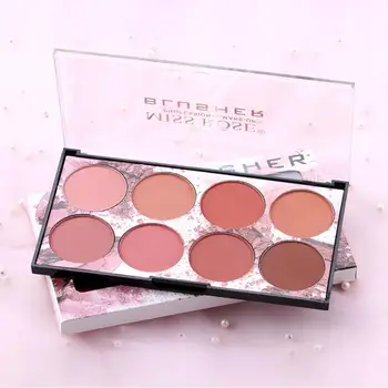

8 Colors Long Lasting Waterproof Blush Rouge Brighten Skin Tone Natural Blush Eye Shadow Face Makeup