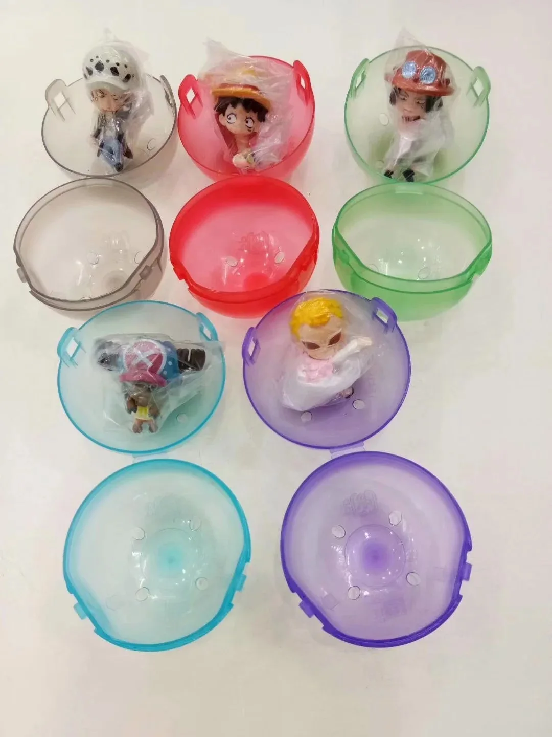 

Anime Toy One Piece Gismo Luffy Little Tang Trafalgar And Rowe Ace Capsule Toy Decoration