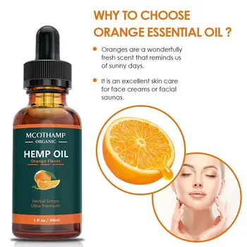 

30ml Organic Hemp Seed Oil For Anxiety & Stress Relief sleep Fatigue Soothing Essential Care Hemp Body Oil Improve S X8E6